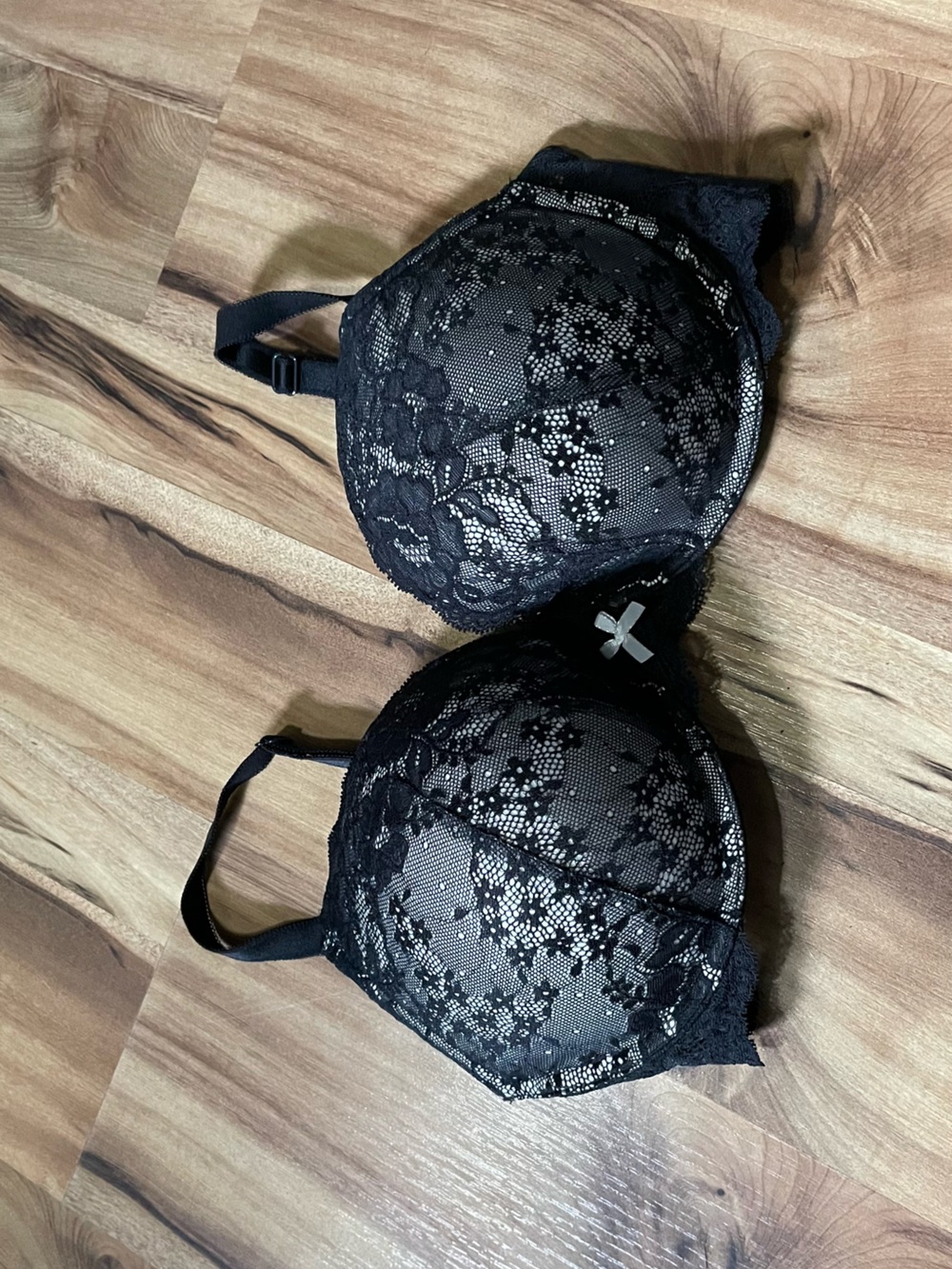 Victoria’s Secret 2012 Dream Angels Black Mesh Lace Underwire Push-Up 36DD